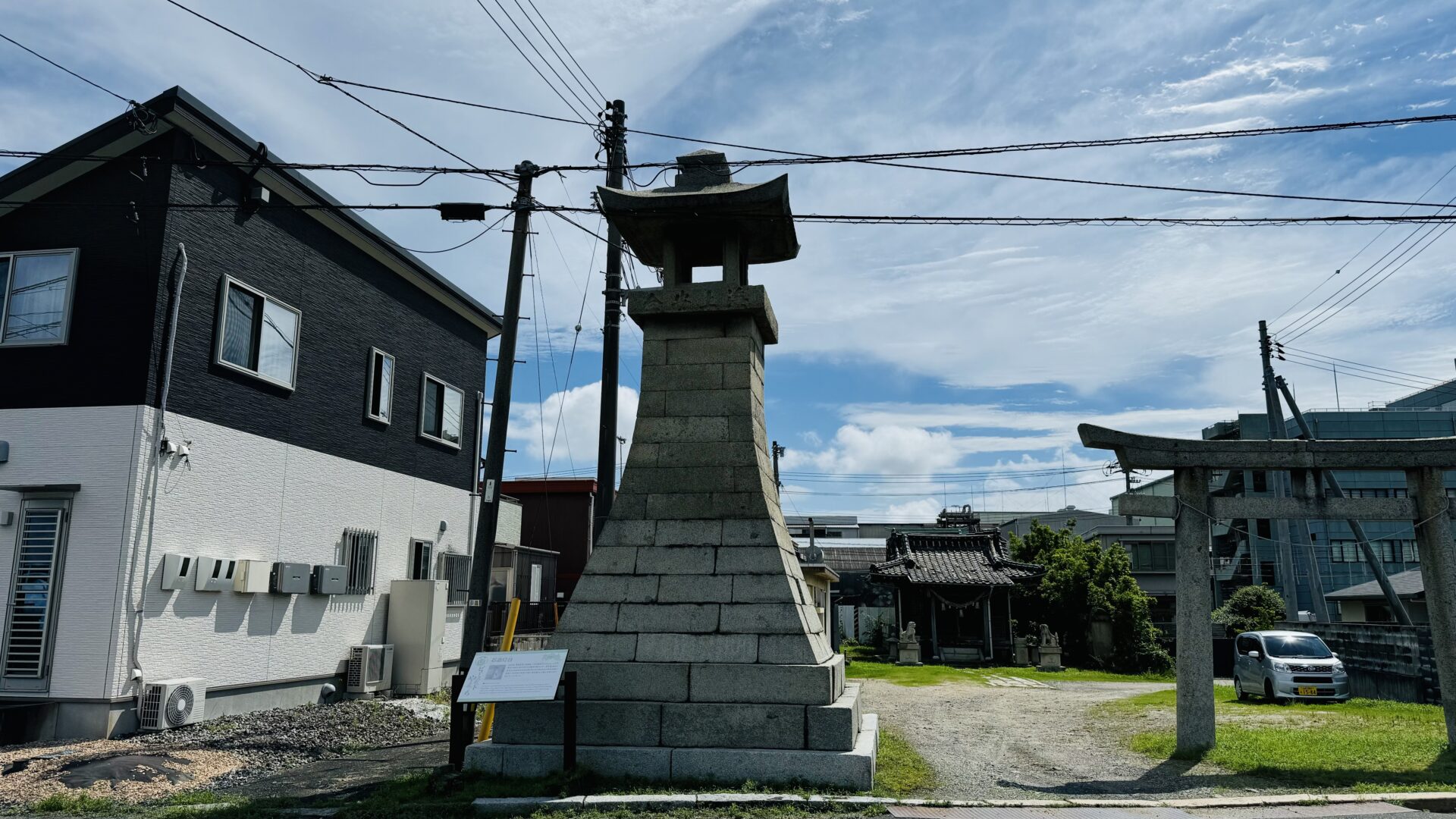【防府市】石造灯台（住吉神社）の基本情報・アクセス・写真情報
